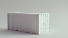 Commercial Cargo Container International Pure White