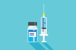 © Kyohei Kaneko - ワクチン注射器、ウイルス感染予防 Vaccine injection,  virus protection