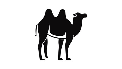Wall Mural - Camel icon animation of best object isolated on white background for any design