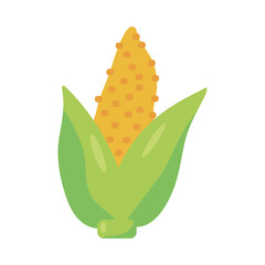 Poster - corn cob fresh vegetable nature icon