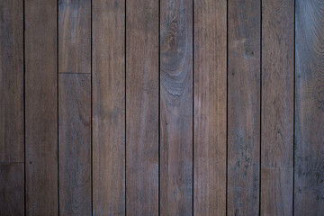 vintage dark brown wood plank wall texture board background.