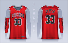Basketball Tank Top Design Template, Sport Jersey Mockup. Uniform Front , Side And Back View.