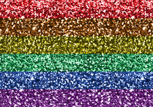 Rainbow Pride Flag Background LGBTQI Rights Glitter Paper Striped Colorful Pattern Abstract Concrete Red Orange Yellow Green Blue Purple Texture