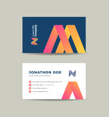 Canvas Print - Corporate Business Card Design or Visiting Card And Personal Business Card 