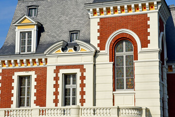 Dinard; France - july 28 2019 : splendid Belle Epoque house