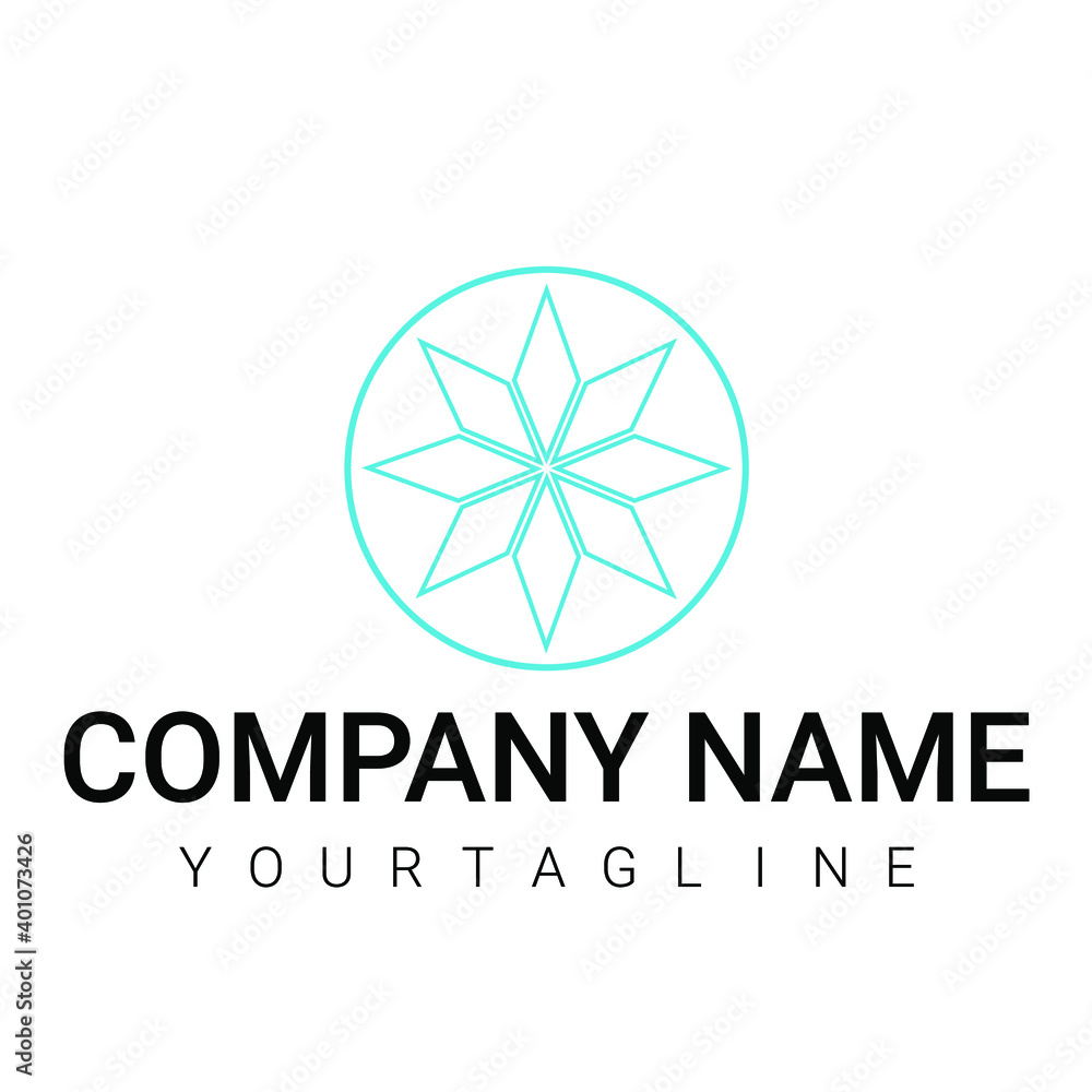 Eight-pointed star logo vector eps png files isolated on white ...