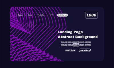 abstract landing page website mockup background vivid bright wave concept dynamic modern and trendy