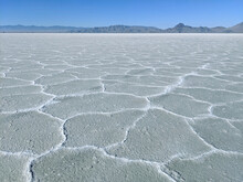 Utah Bonneville Salt Flats In Winter