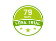 © Rubel - 79 days free trial. 79 day Free trial badges