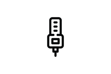 Sticker - Record Studio Outline Icon - Microphone