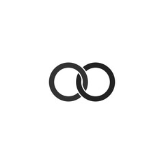 Wall Mural - limitless sign icon. infinity symbol isolated on white background stock vector illustration.