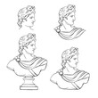 Apollo Sculpture actual classic ancient statue