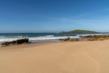 Wall Mural - view of the beach at Ilha do Pessegueiro on the Alentejo Coast of Portugal