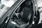 Fototapeta Do pokoju - Interior of new prestige comfortable car close up