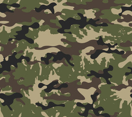 Classic camouflage pattern stylish new pattern. Military design.