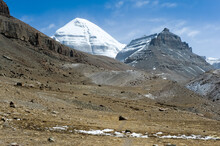 Sacred Mount Kailas In Tibet. Himalayas Mountains.