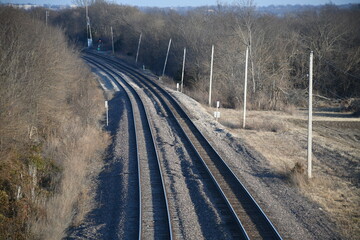 Poster - Train Tracks