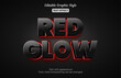© Pickypicks - Red glow, Editable Text Effect