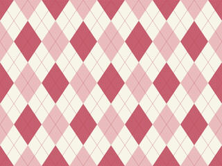 Argyle pattern seamless. Fabric texture background. Classic argill vector ornament