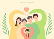 © DAWOOL - a collection of harmonious family illustrations
