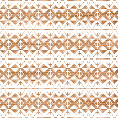 Geometric klim ikat pattern with grunge texture
