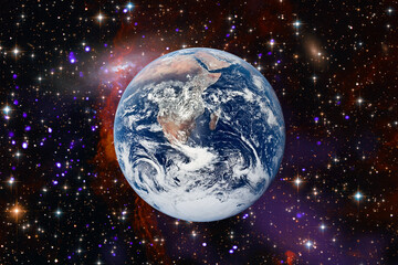 Wall Mural - beautiful earth from space. the elements of this image furnished by nasa.