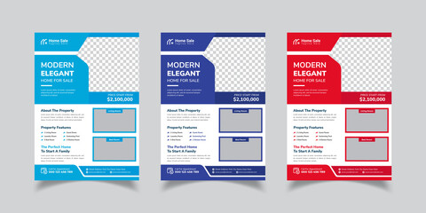 Modern Real Estate Sale Flyer Design Template