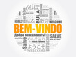 © dizain - Bem-Vindo (Welcome in Portuguese) word cloud in different languages