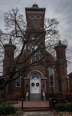 Canvas Print - HISTORIC FIRST PRESBYTERIAN CHURCH OXFORD MISSISSIPPI BUILT IN 1837