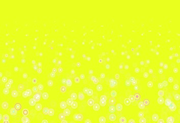  Light Multicolor vector background with bubbles.
