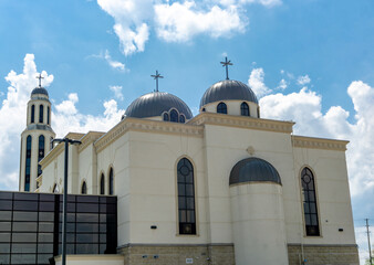 Brampton, Ontario/Canada - May 24, 2020 - Coptic Orthodox Church of Archangel and  and Saint Tekla.