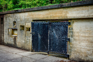 steel doors at fort canby