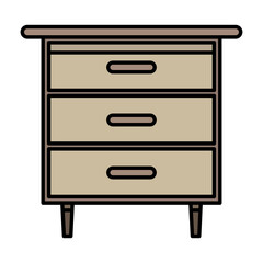 Poster - home furniture icon vector design