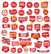 © totallyout - Modern sale stickers tags banners and badges collection