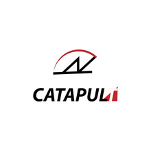 Smart Unique Clever Catapult Typography Logo Design