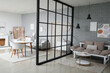 © Pixel-Shot - Stylish interior of modern dining room