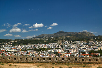 Poster - Panorama of the city of Rethymnon on the Greek island