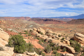 Wall Mural - Salt Valley and the La Sal Mountains, Arches National Park