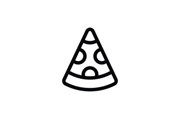 Poster - Take Away Outline Icon - Pizza