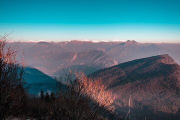  Panorama from the alpine peak