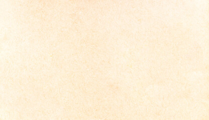 Old antique stylish yellowed parchment, worn paper design abstract creative background texture, full frame, copy space. Simple dated yellowish empty paper page structure, surface top view, closeup