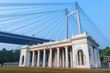 View of Prinsep Ghat, an important heritage place located in Kolkata, West Bengal, India