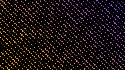 Futuristic dots background. Cyber background with particles different size. Technology particles illustration.