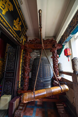 Wall Mural - Interior of Thousand Buddha Temple or Chua Van Phat pagoda in District 5, Ho Chi Minh City, Vietnam