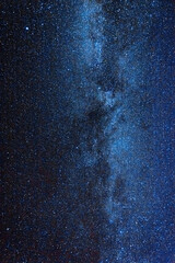 Wall Mural - clear night sky with milky way and huge amount of stars.