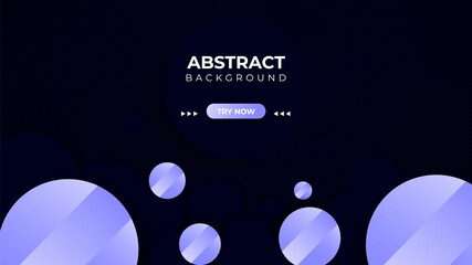 Poster - Modern abstract geometric background design. Very useable for landing page, website, banner, poster, event, etc. Vector circular shape background