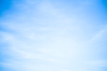 Wall Mural - blur blue white sky for nature color background