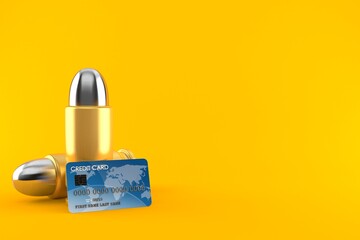 Sticker - Bullet with credit card