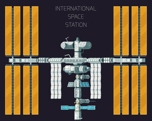 Wall Mural - Orbital International Space Station Concept