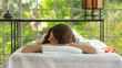 © Wosunan - Portrait of young beautiful asian woman enjoys massage in a luxury spa resort